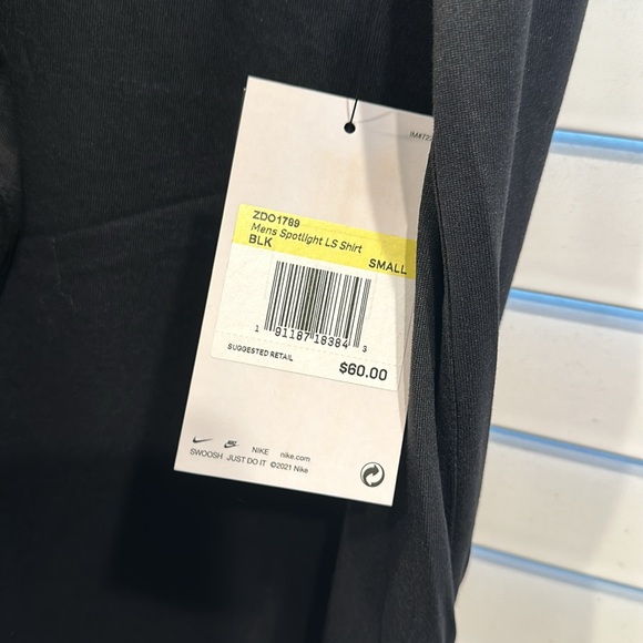 Nike men’s ls loose dri fit shirt BNWT - Picture 3 of 4